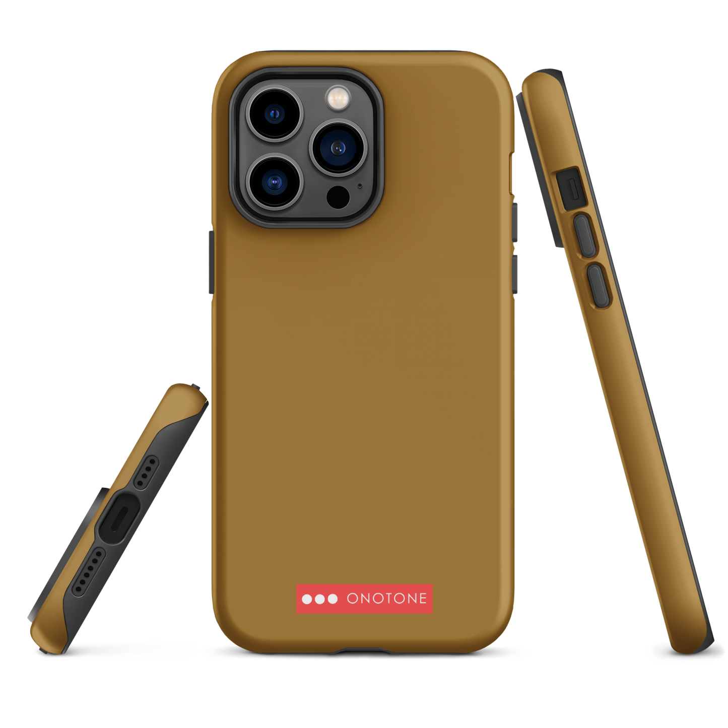 Dual Layer brown iPhone® Case - Pantone® 132