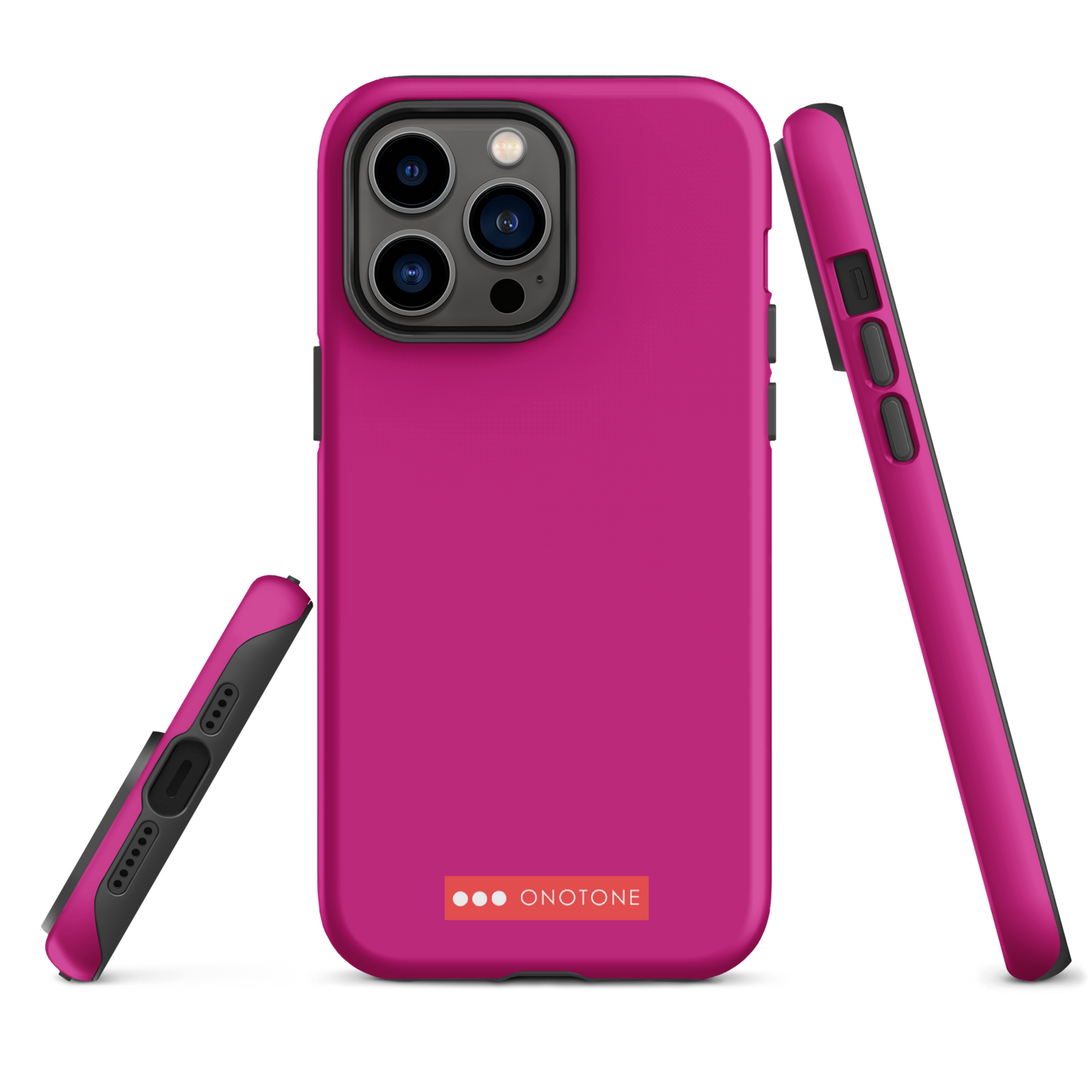 Dual Layer pink iPhone® Case - Pantone® 233