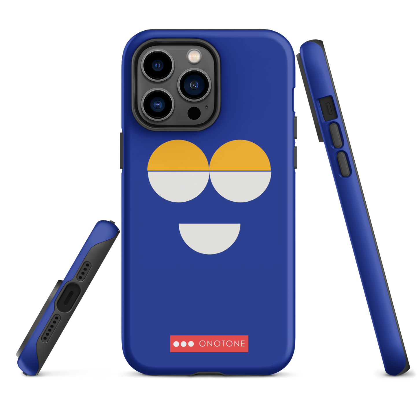 Dual Layer blue modern iPhone® Case