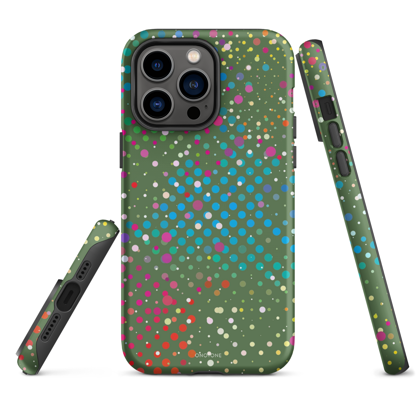 Japanese Laurel Polka Dot iPhone 15 (MagSafe) Case