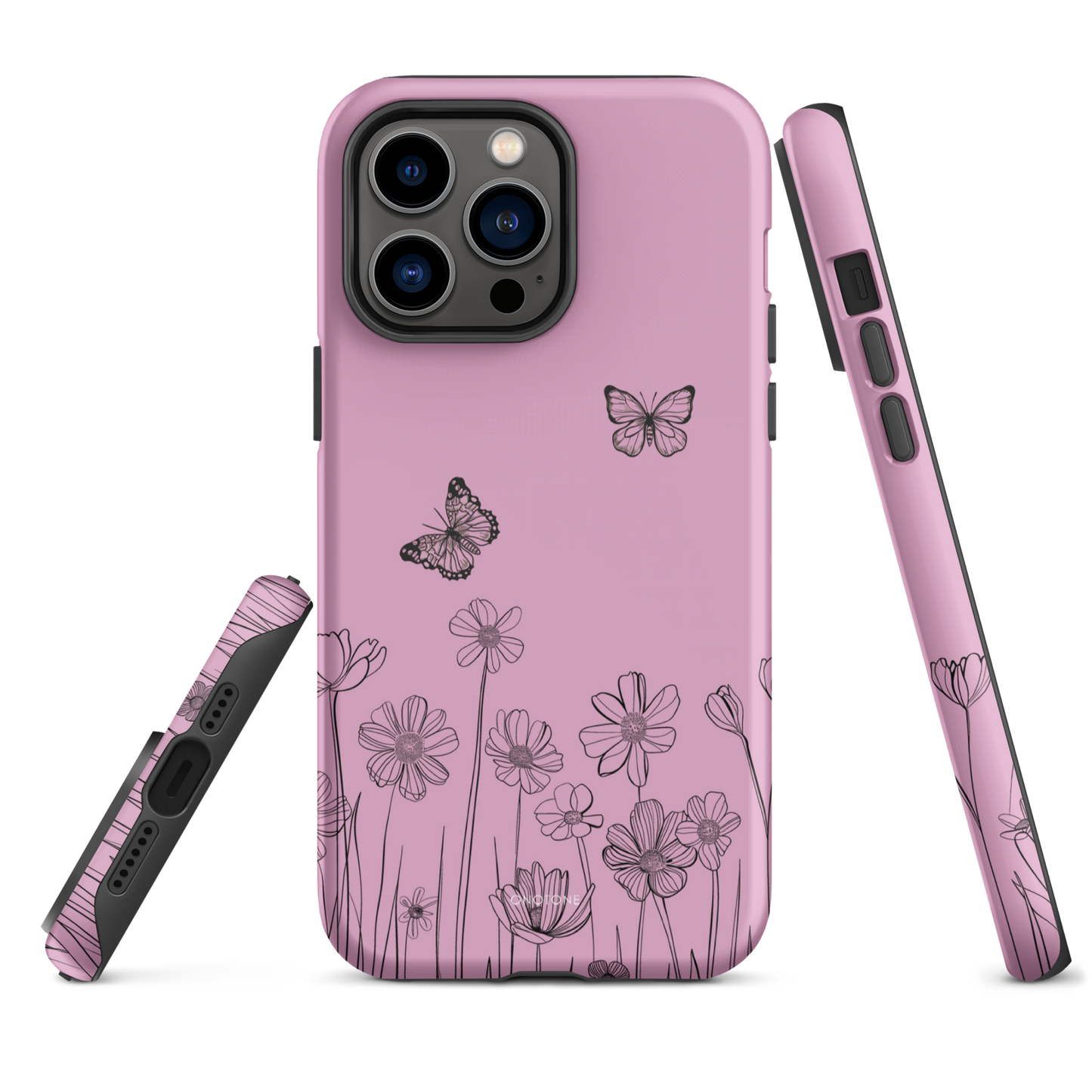Full Blooming Pink Pastel Color iPhone 15 (MagSafe) Case