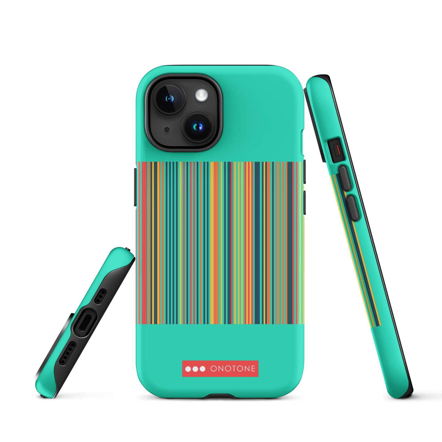 Dual Layer green modern iPhone® Case