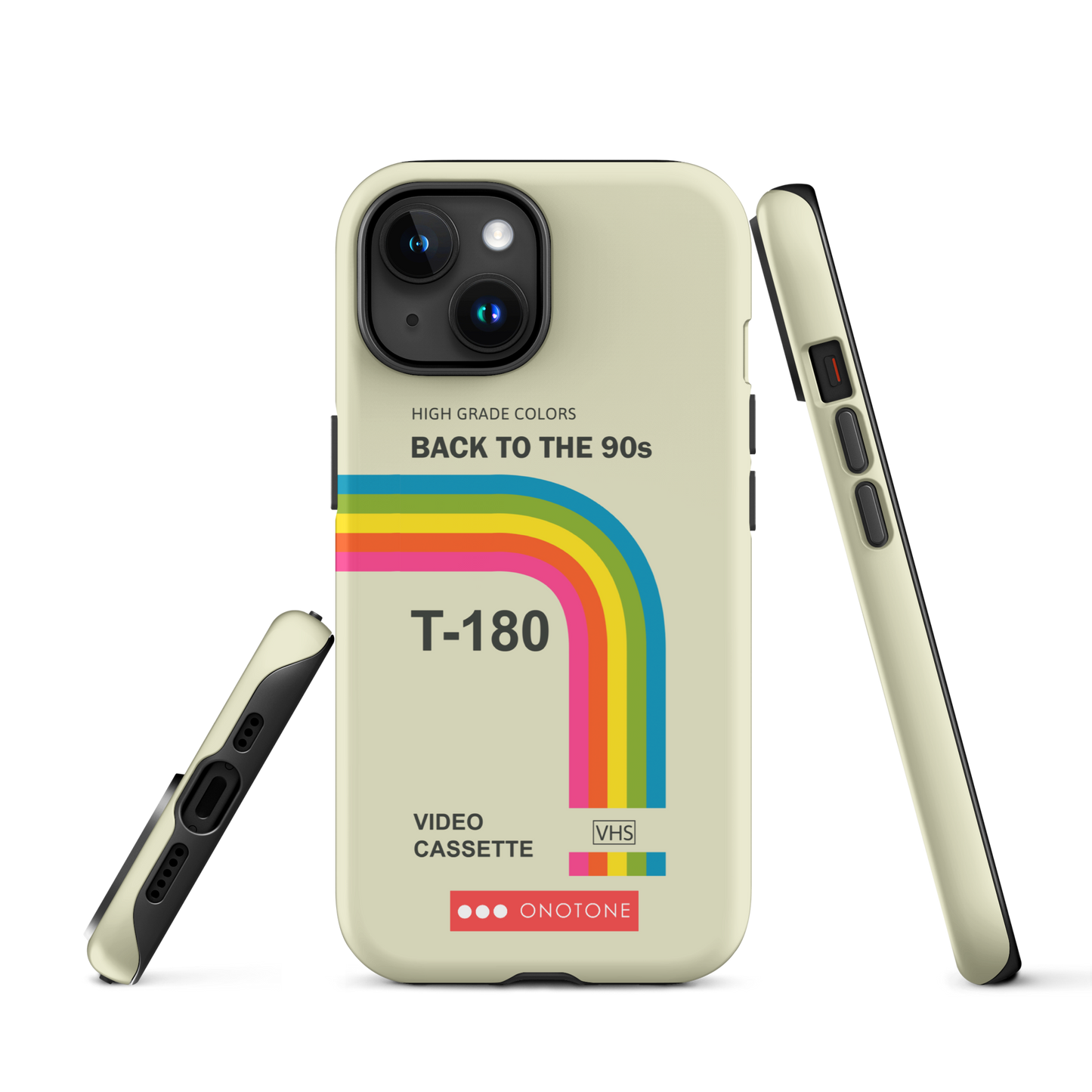 Dual Layer back to 90s VHS modern iPhone® Case