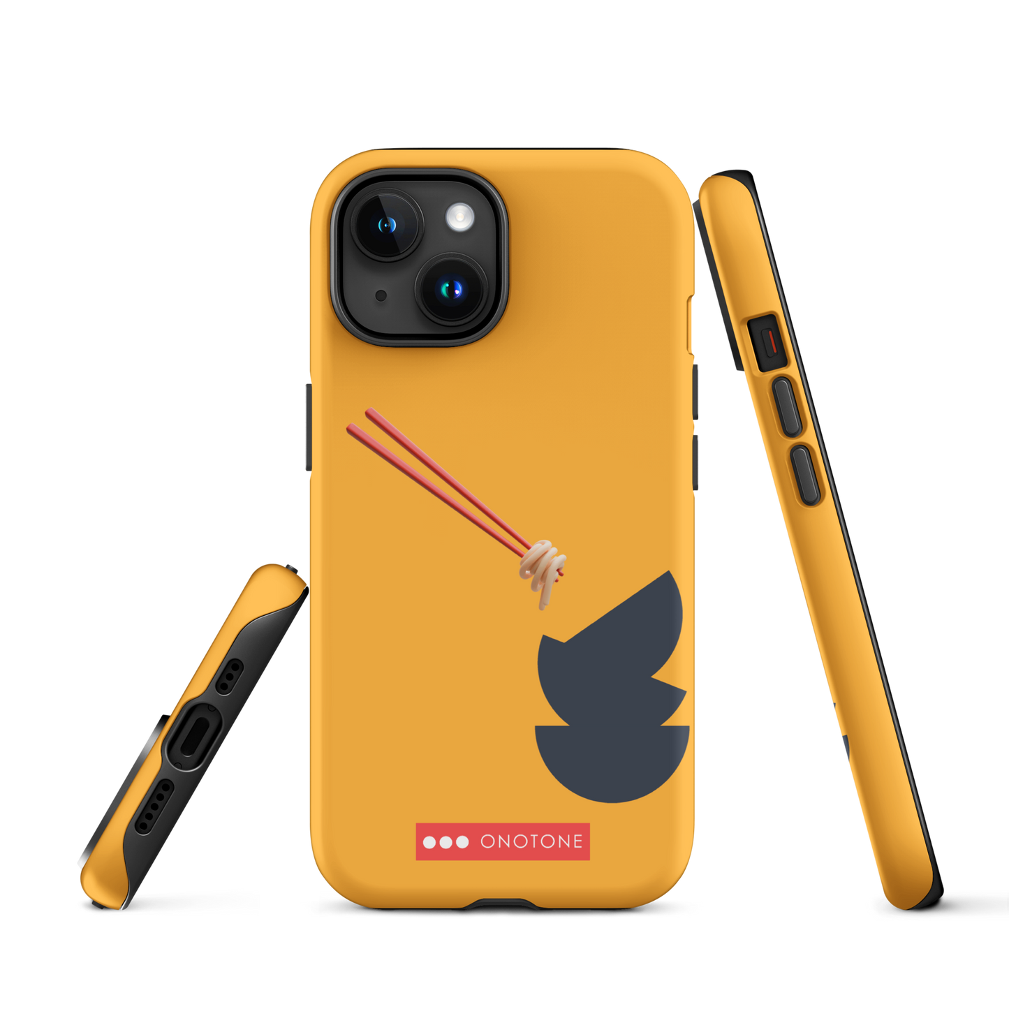 Dual Layer yellow modern iPhone® Case