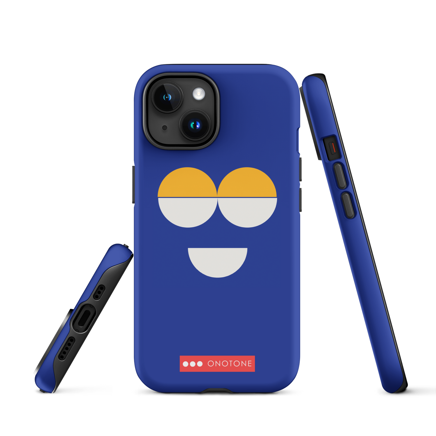 Dual Layer blue modern iPhone® Case