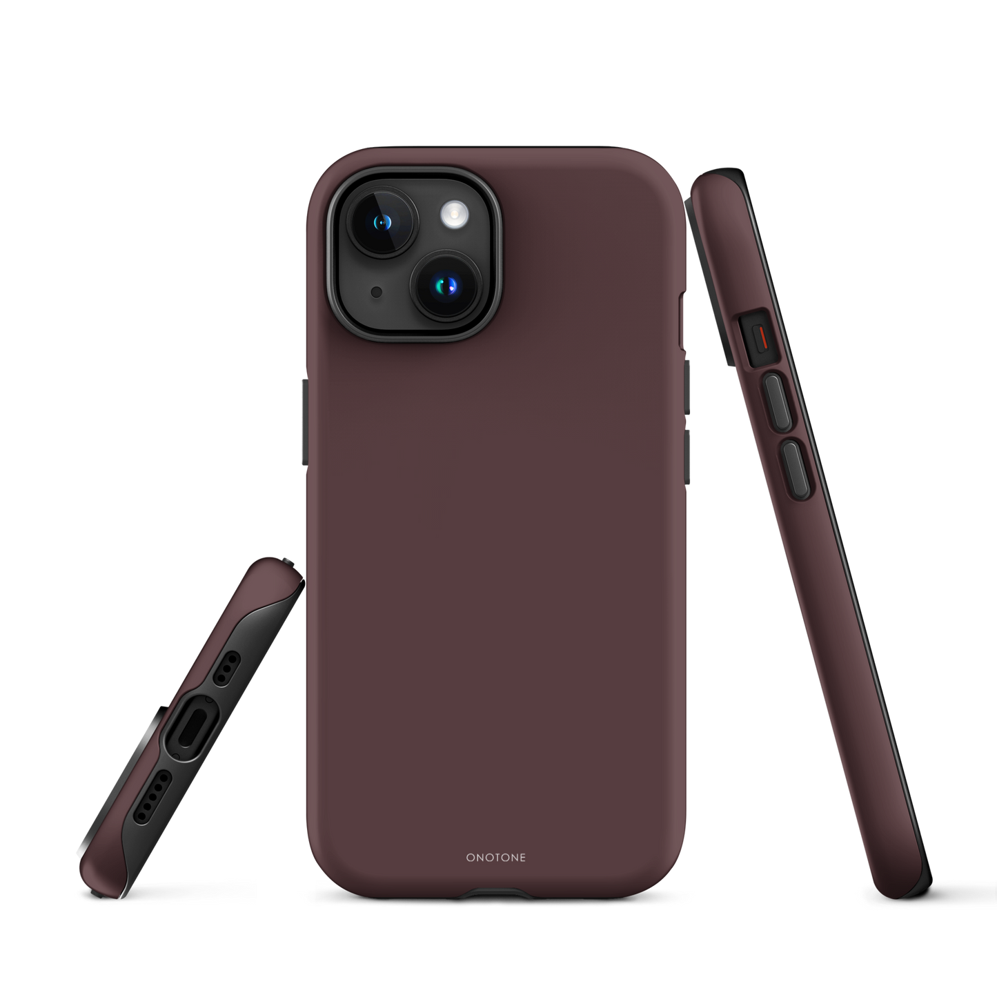 BROWN MINIMALIST IPHONE® CASE - PANTONE® DECADENT CHOCOLATE
