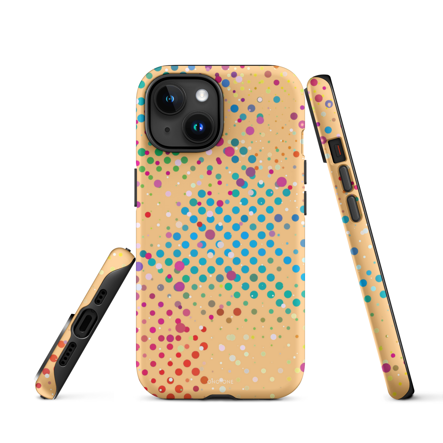 Warm Cocoon Polka Dot iPhone 15 Plus (MagSafe) Case
