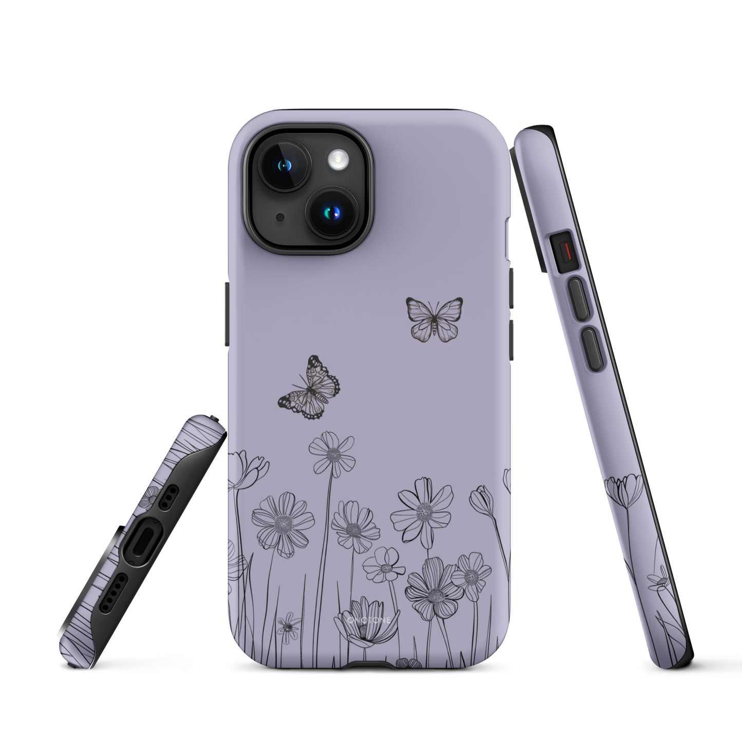 Lilac Clematis Pastel Color iPhone 15 Plus (MagSafe) Case