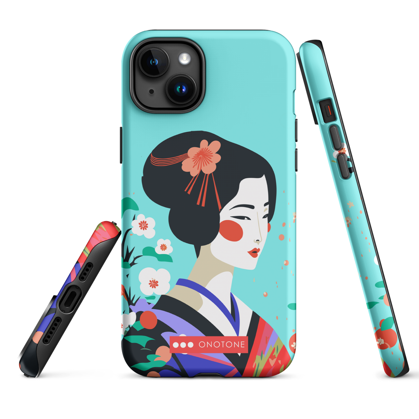 Dual Layer geisha modern iPhone® Case