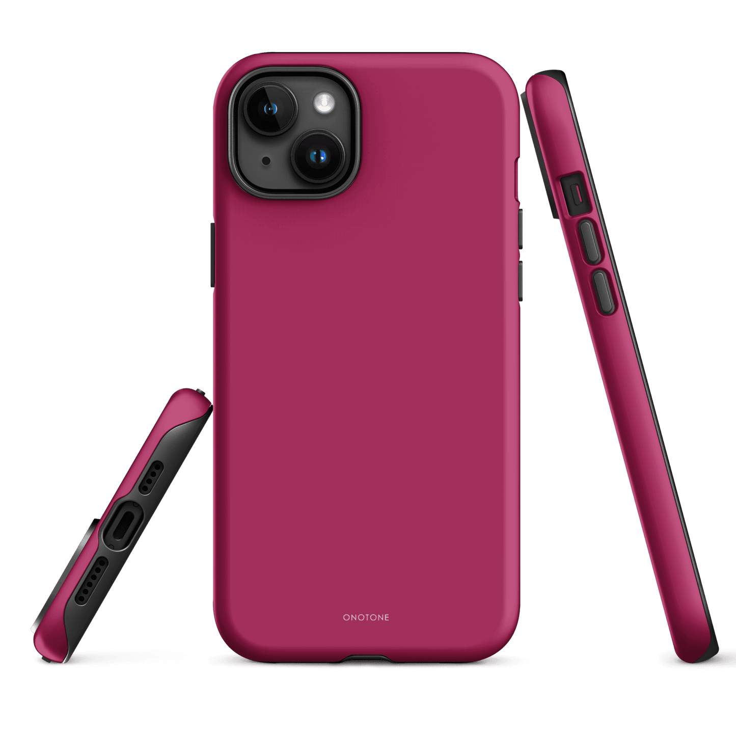 Solid Color pink iPhone® Case - Pantone® 220