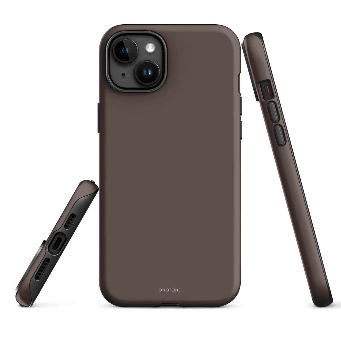 TAUPE MINIMALIST IPHONE® CASE - PANTONE® CHOCOLATE MARTINI