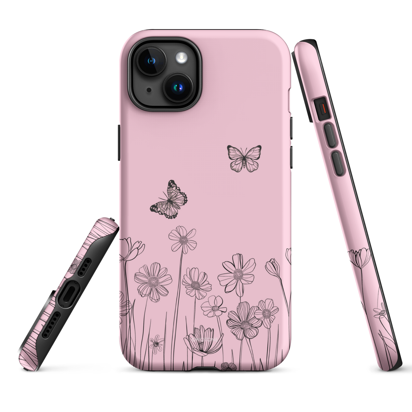 Flushing Pink Pastel Color iPhone 15 Pro (MagSafe) Case