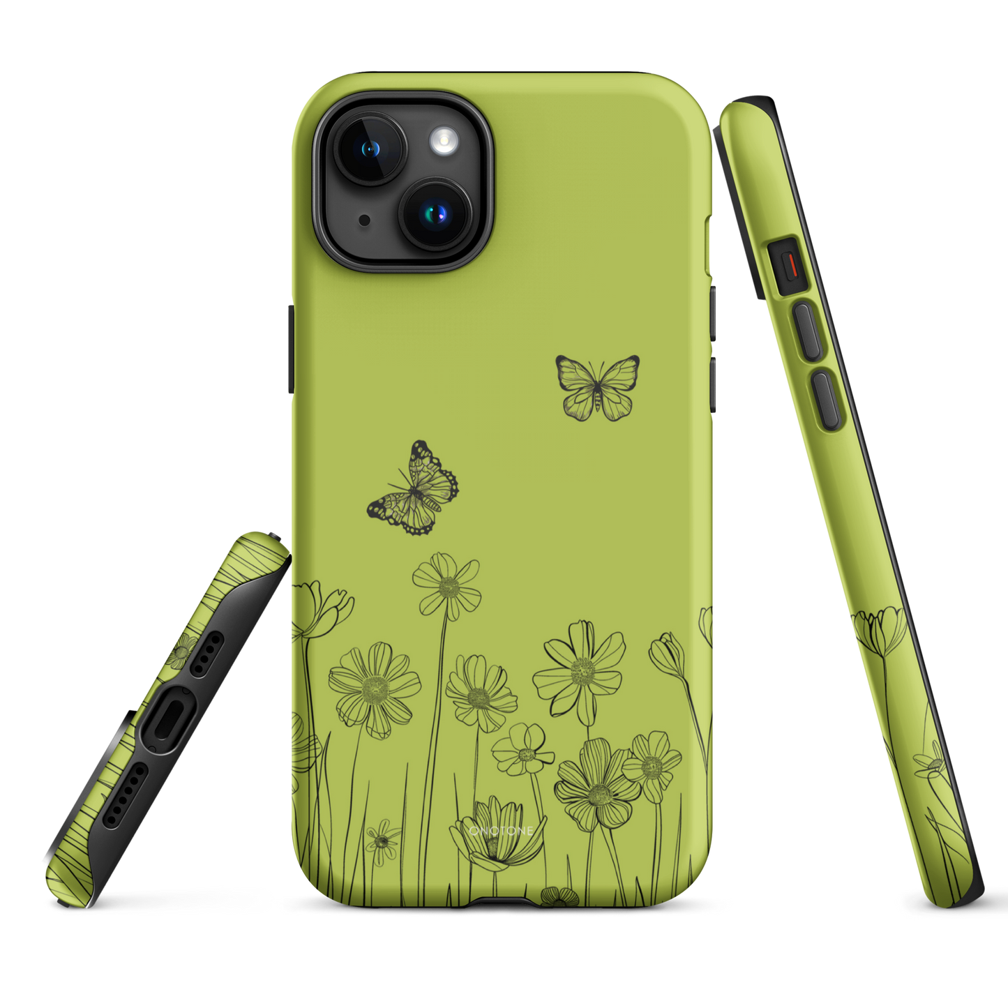 Large Leafed Lime Pastel Color iPhone 15 Pro (MagSafe) Case