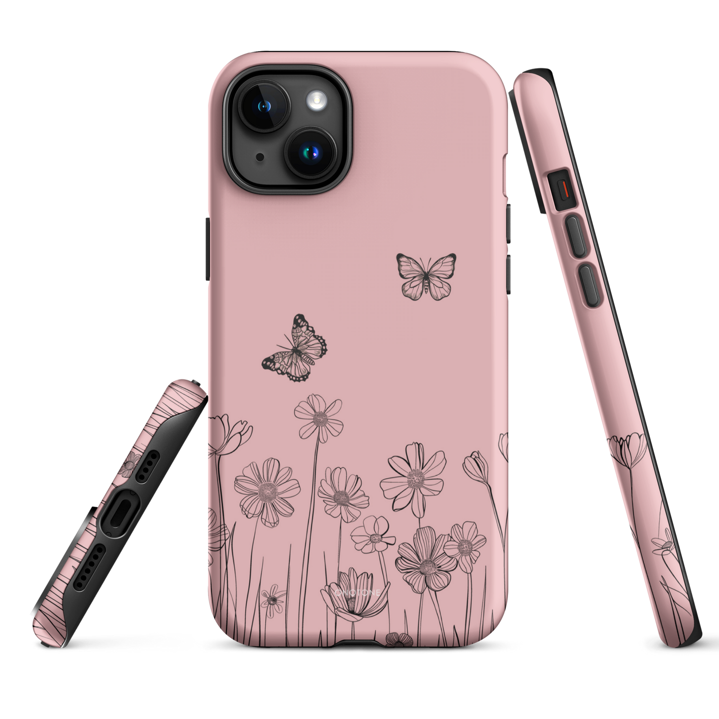 Rosy Touch Pastel Color iPhone 15 Pro (MagSafe) Case