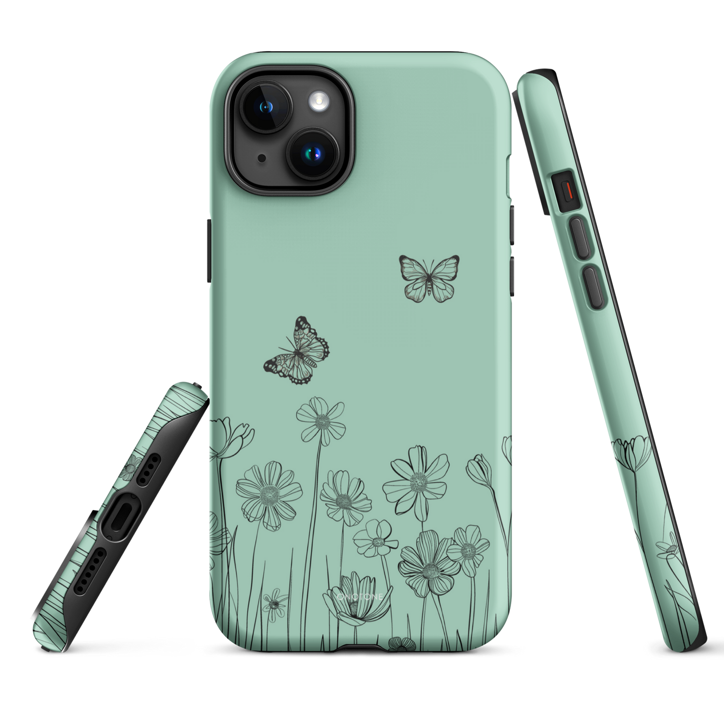 Serene Green Pastel Color iPhone 15 Pro (MagSafe) Case