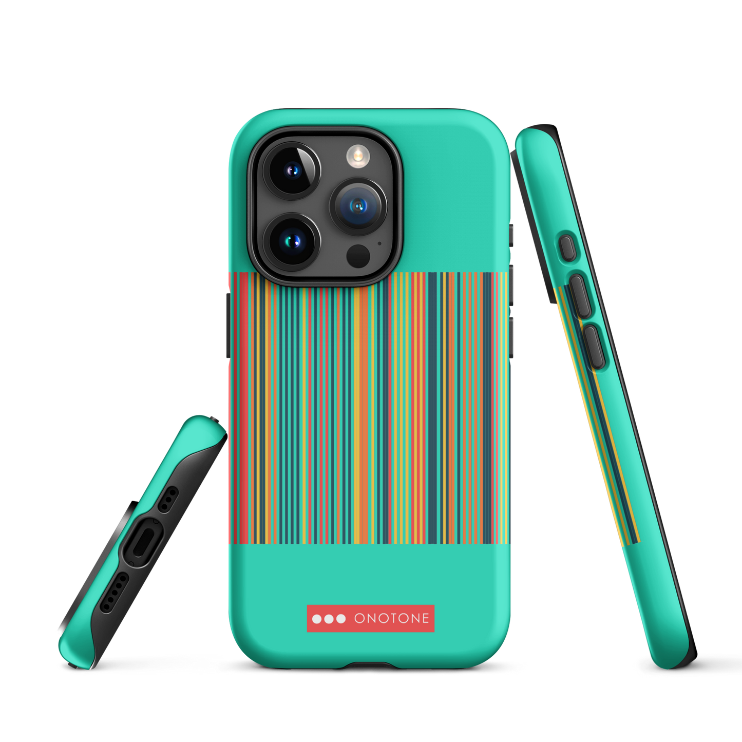 Dual Layer green modern iPhone® Case