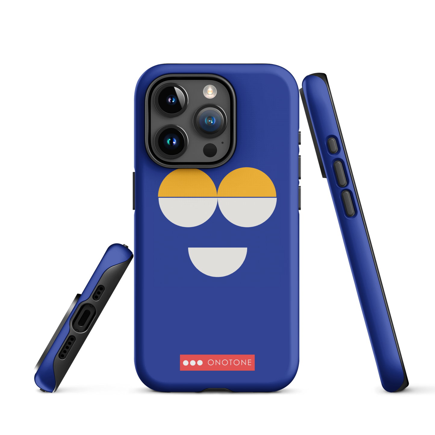 Dual Layer blue modern iPhone® Case