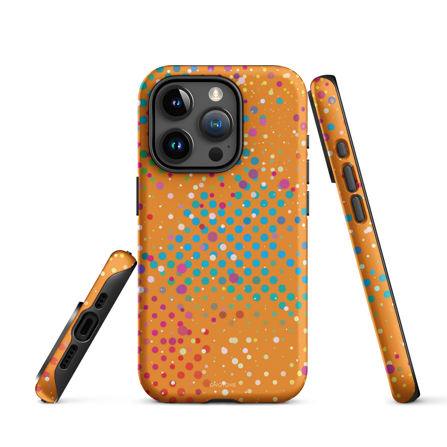 Bright Marigold Polka Dot iPhone 15 Pro Max (MagSafe) Case