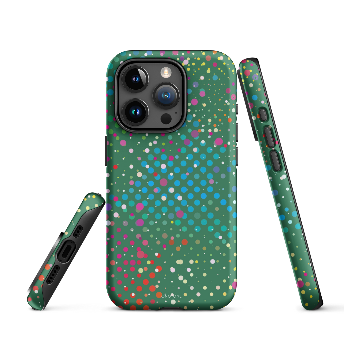 La Salle Green Polka Dot iPhone 15 Pro Max (MagSafe) Case
