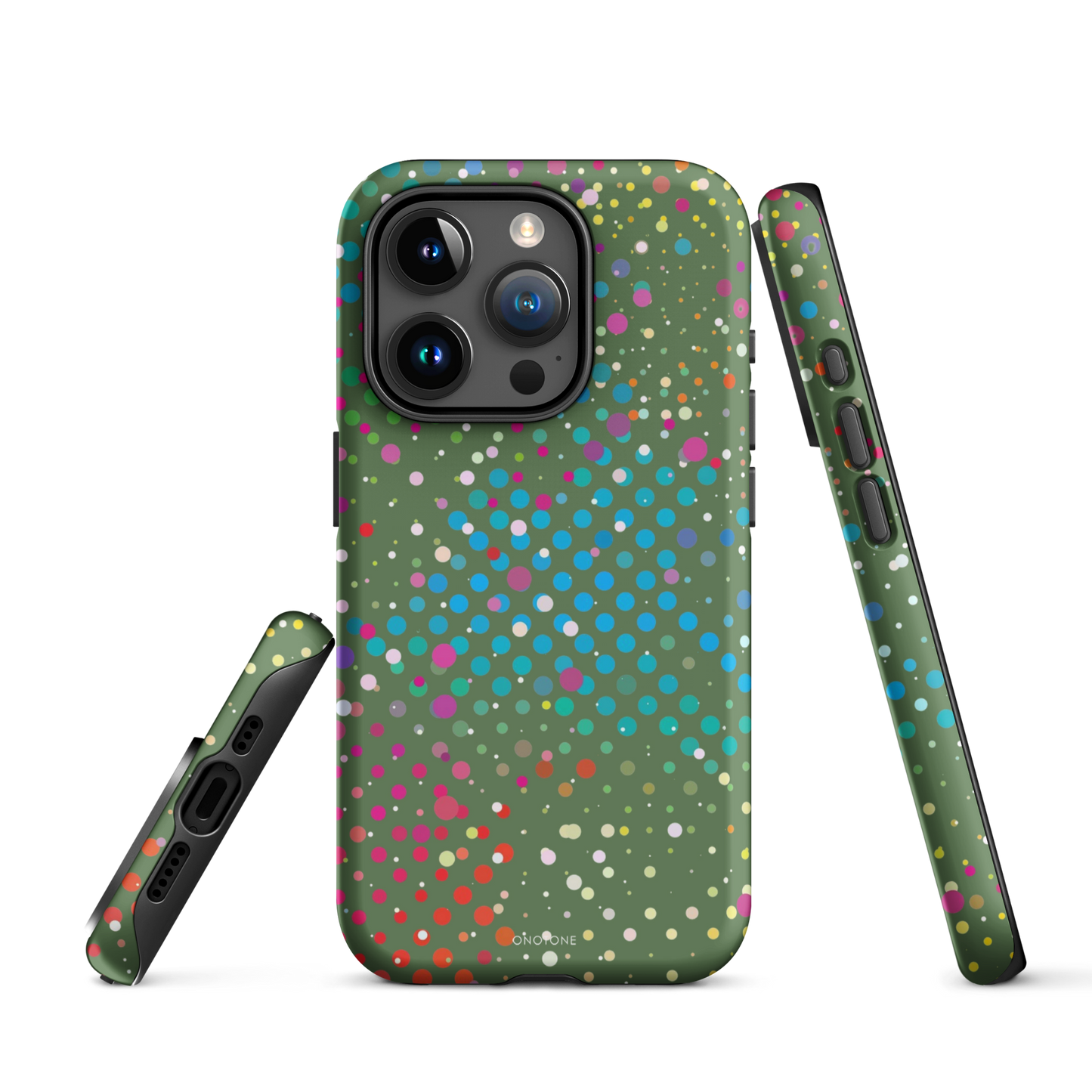 Japanese Laurel Polka Dot iPhone 15 Pro Max (MagSafe) Case