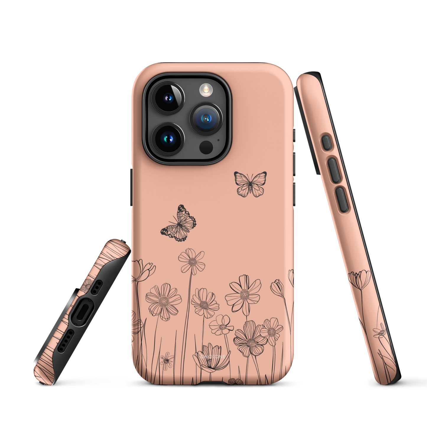 Peach Tree Pastel Color iPhone 15 Pro Max (MagSafe) Case