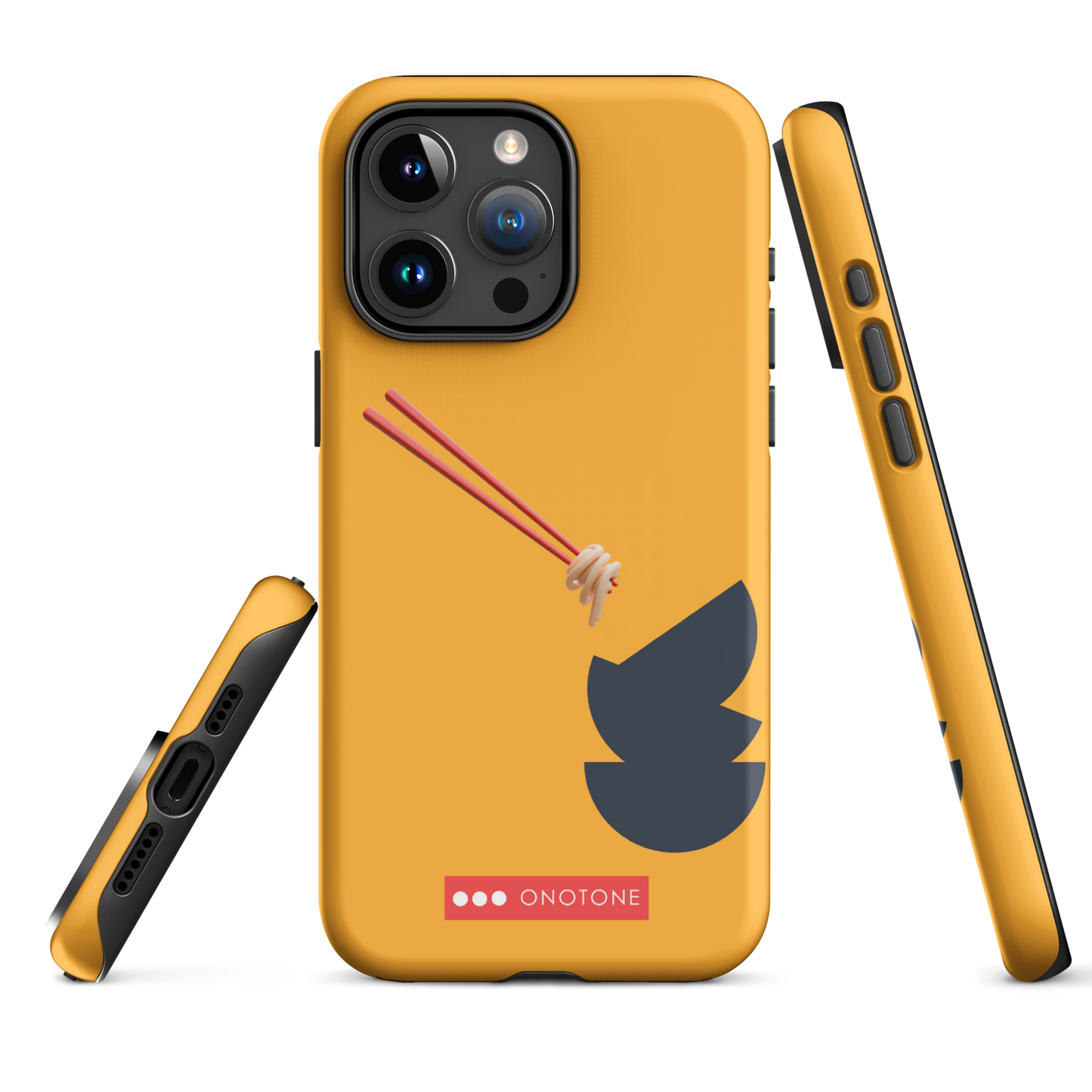 Dual Layer yellow modern iPhone® Case