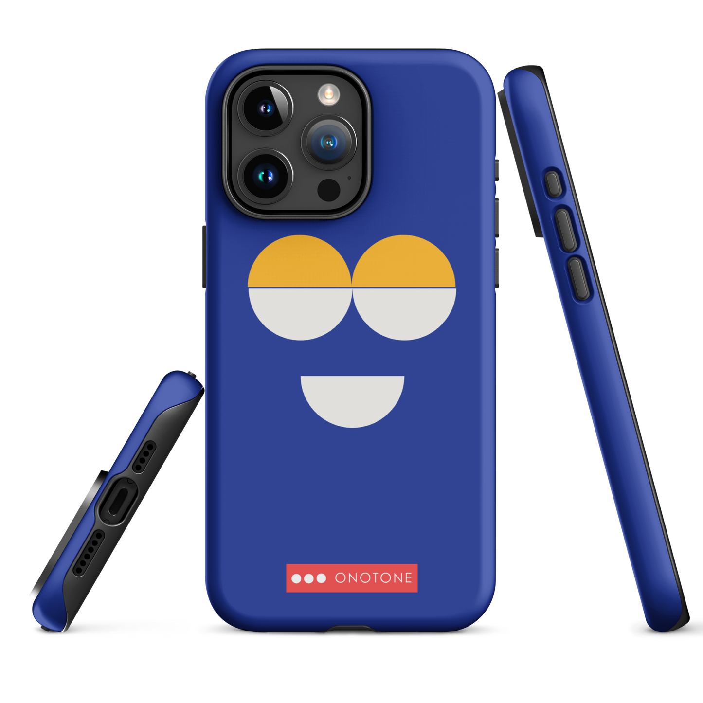 Dual Layer blue modern iPhone® Case