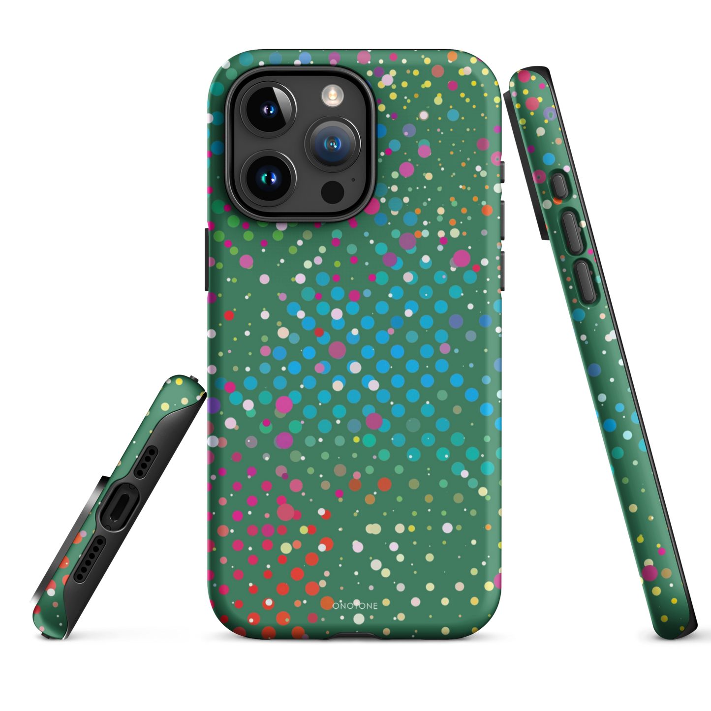 La Salle Green Polka Dot iPhone 16 (MagSafe) Case