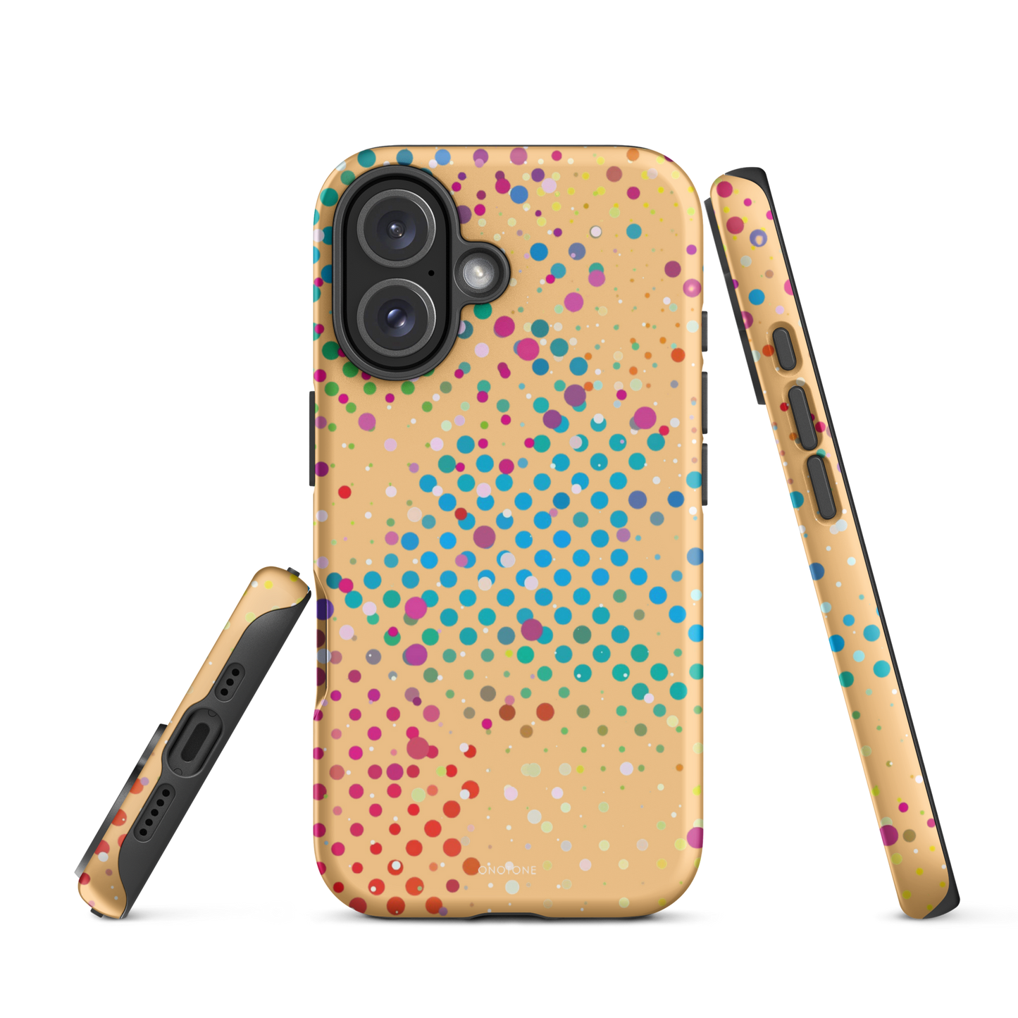 Warm Cocoon Polka Dot iPhone 16 Plus (MagSafe) Case