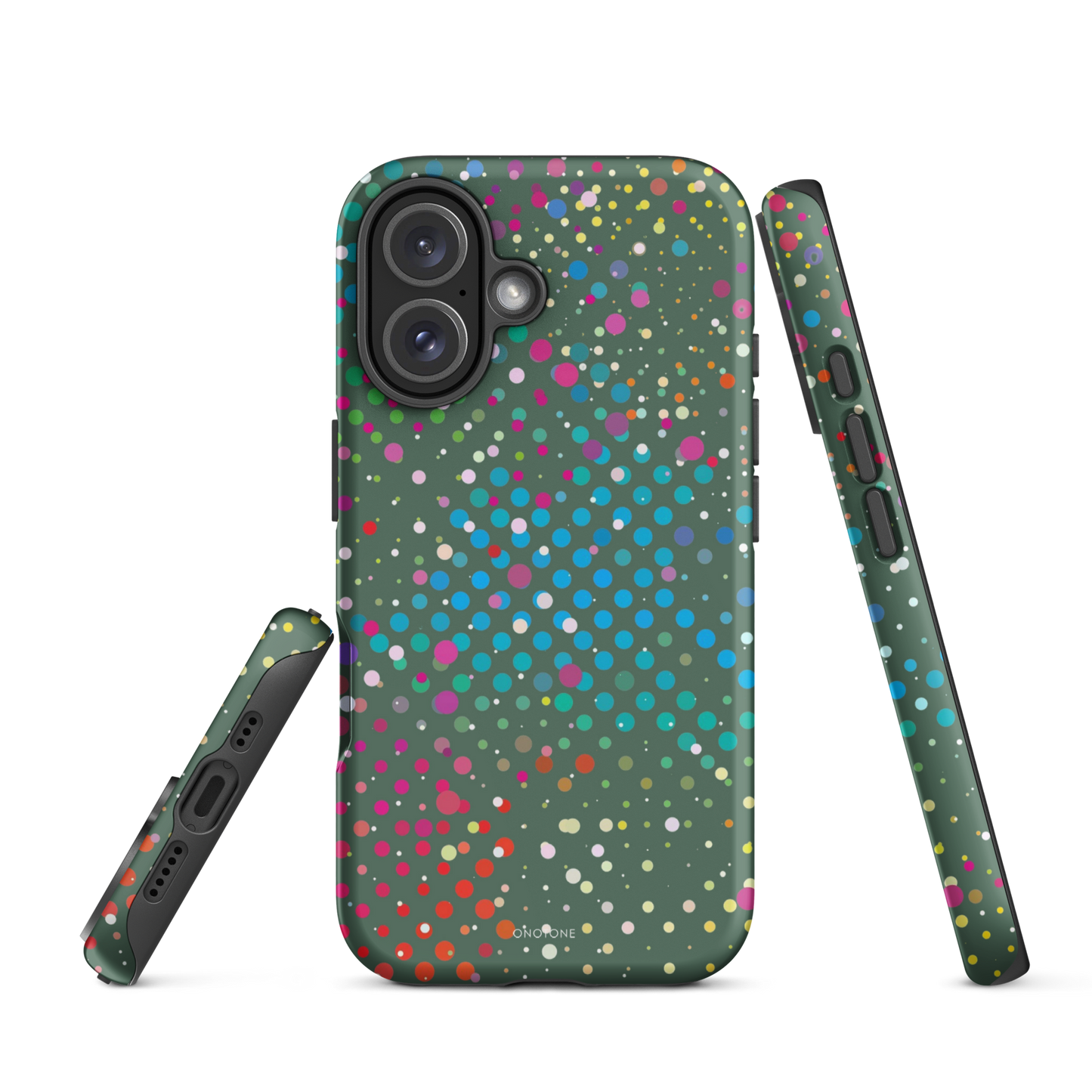Evergreen Polka Dot iPhone 16 Plus (MagSafe) Case