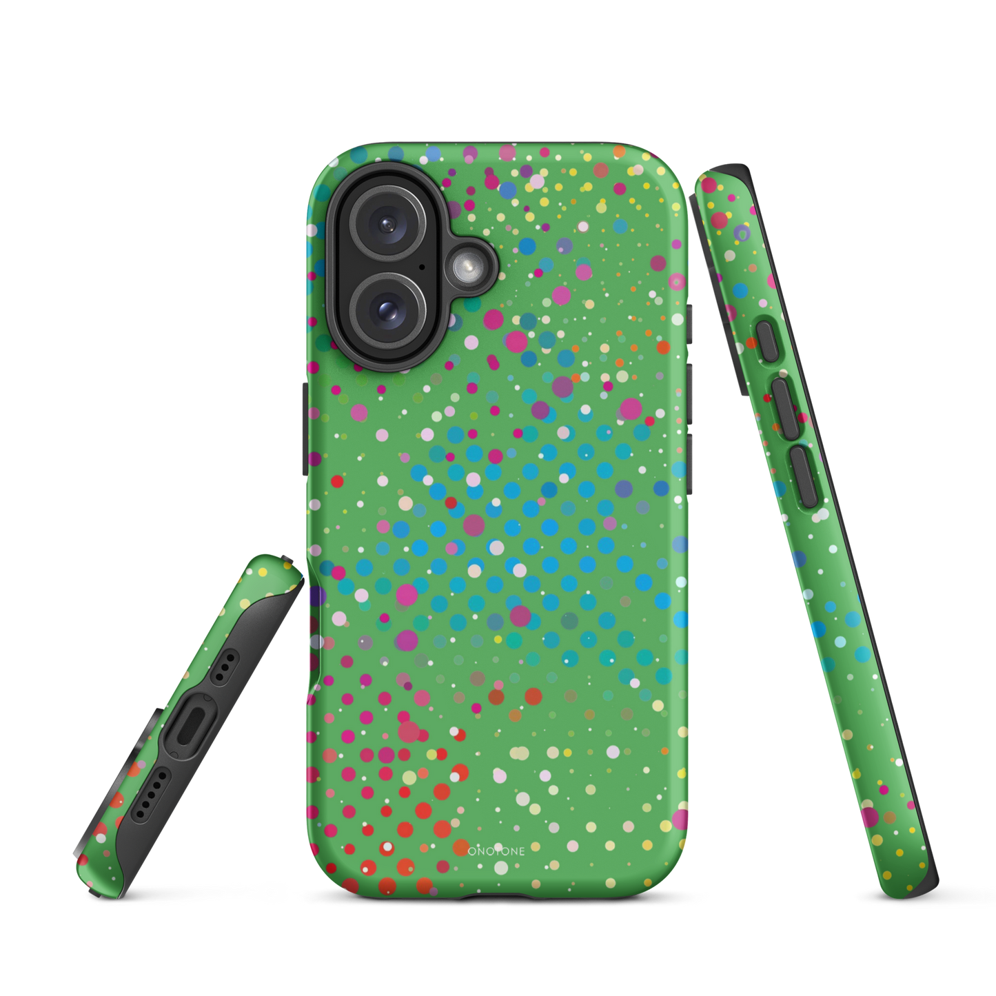 Leafy Green Polka Dot iPhone 16 Plus (MagSafe) Case