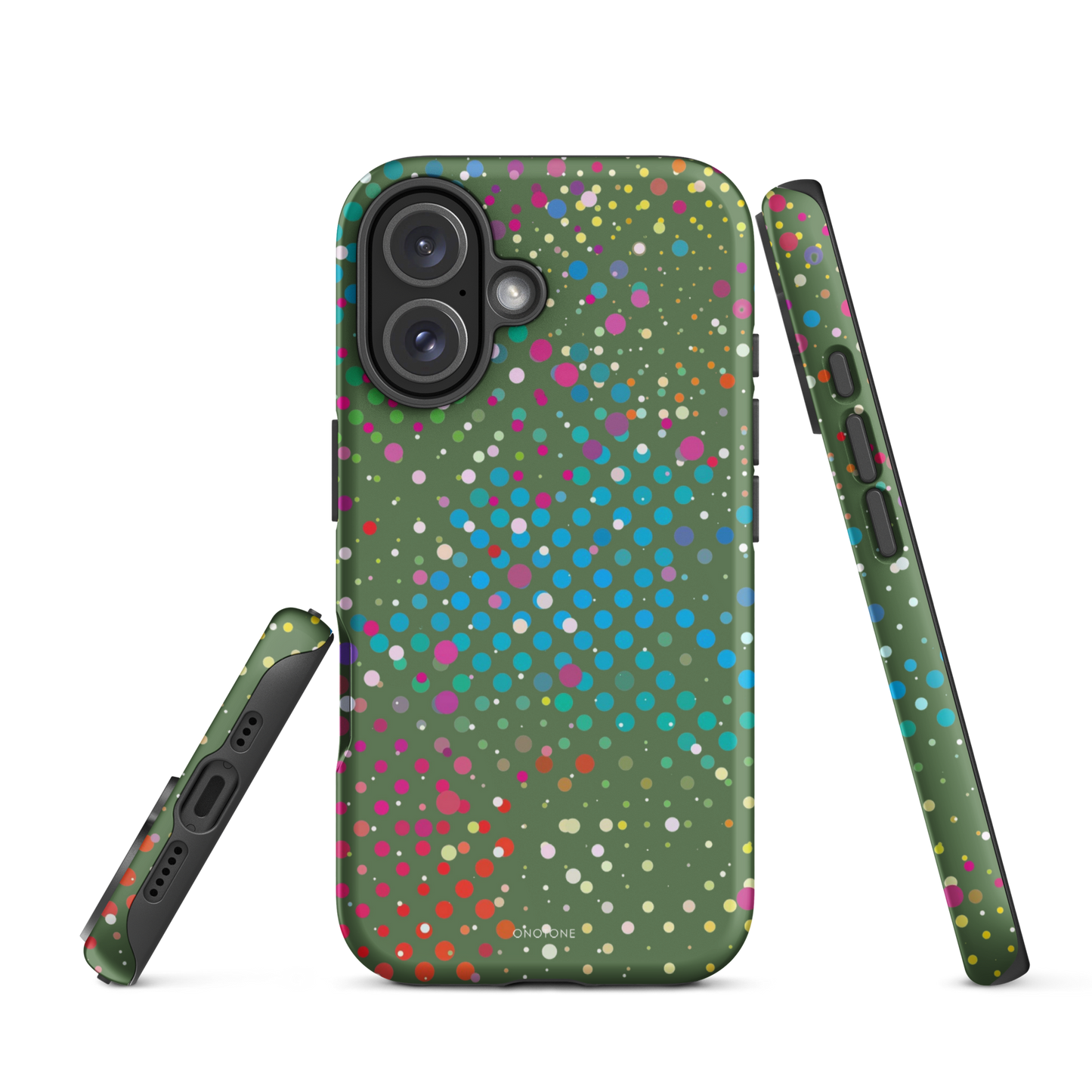 Japanese Laurel Polka Dot iPhone 16 Plus (MagSafe) Case
