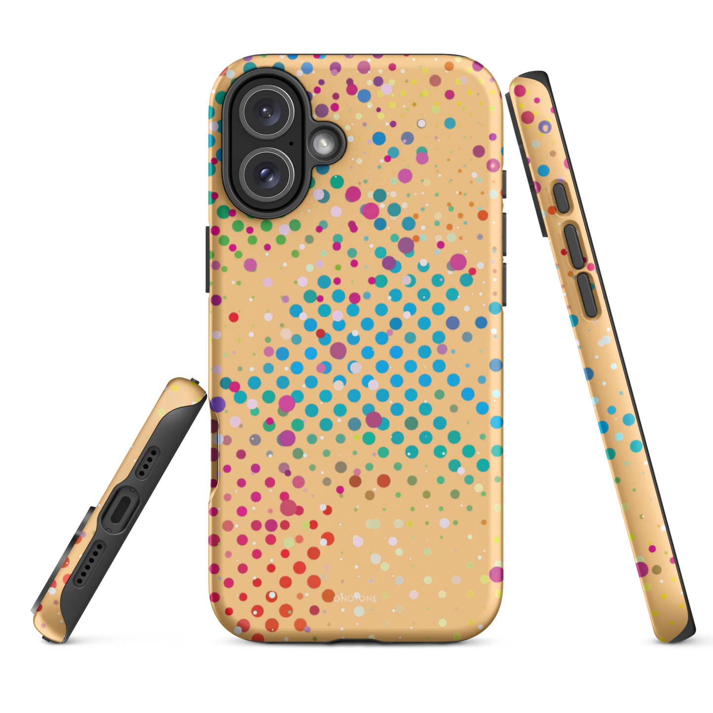 Warm Cocoon Polka Dot iPhone 16 Pro (MagSafe) Case