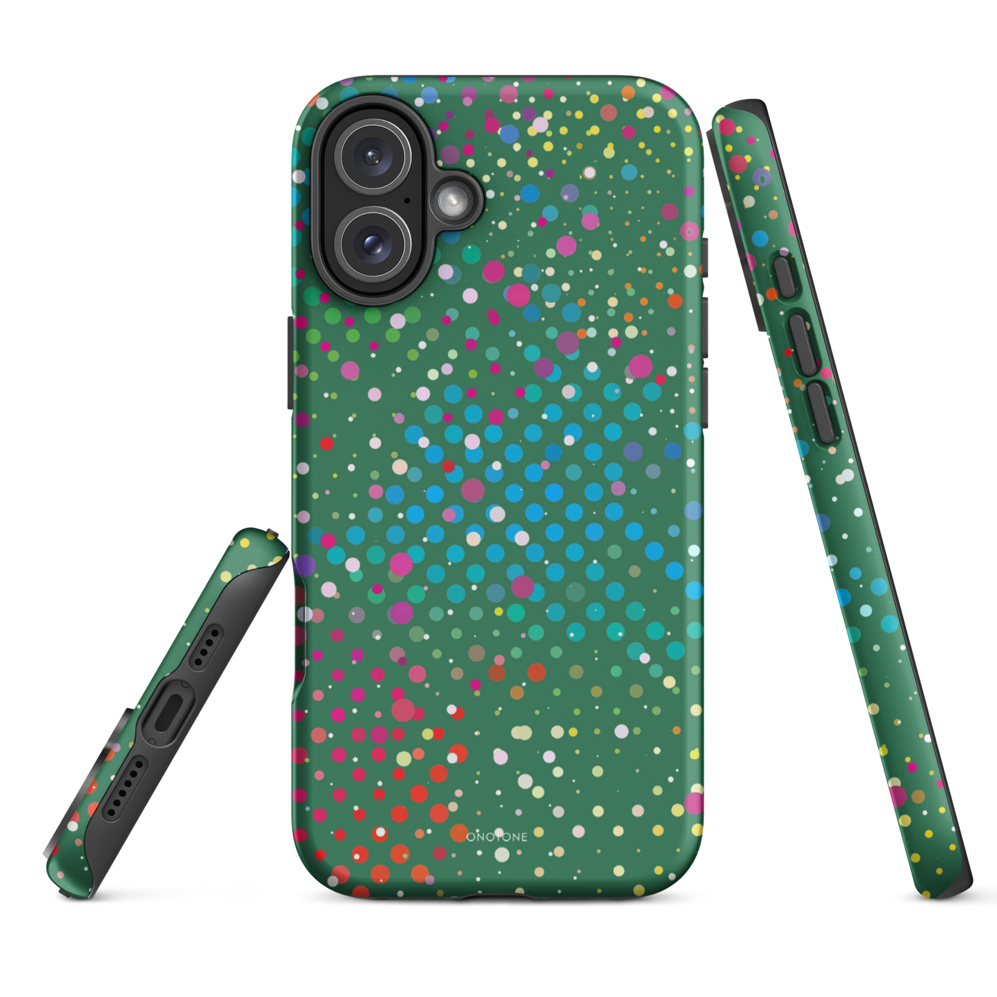 La Salle Green Polka Dot iPhone 16 Pro (MagSafe) Case