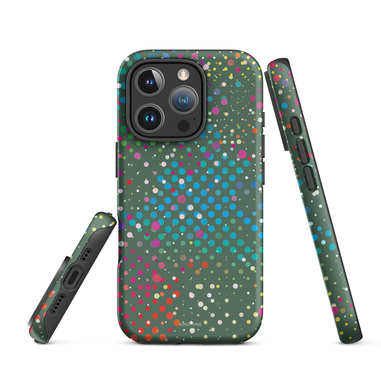 Evergreen Polka Dot iPhone 16 Pro Max (MagSafe) Case