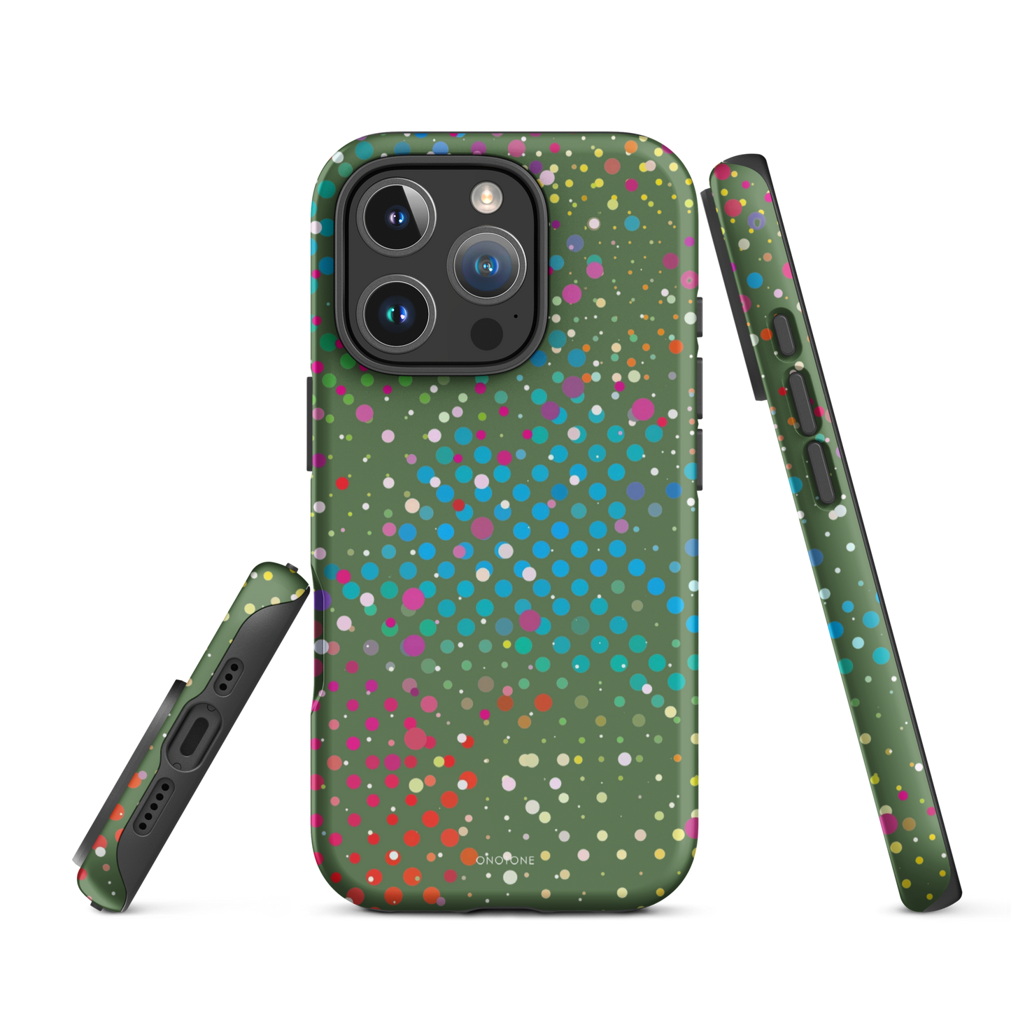 Japanese Laurel Polka Dot iPhone 16 Pro Max (MagSafe) Case