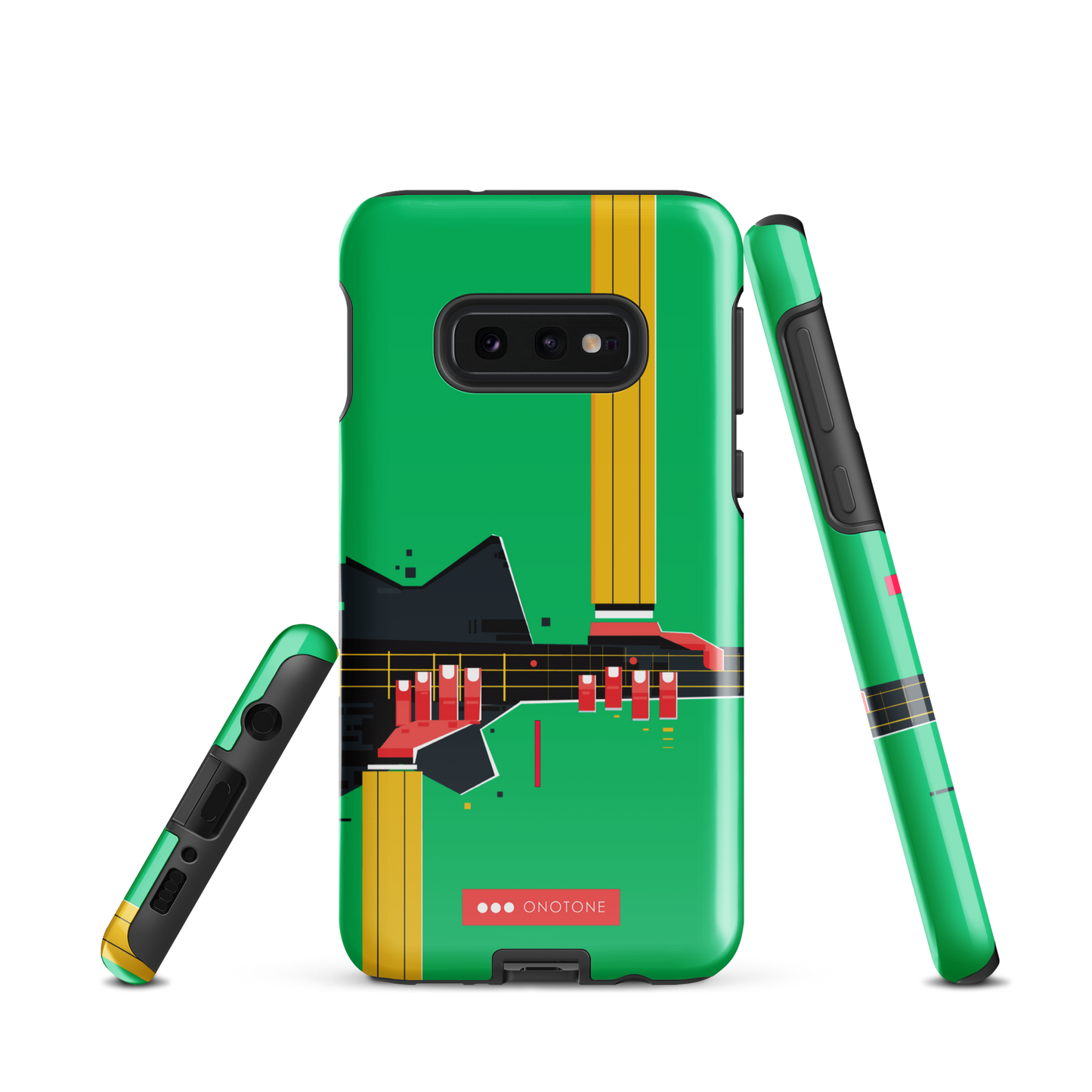 Double Layer Protection Green Modern Samsung Galaxy Case
