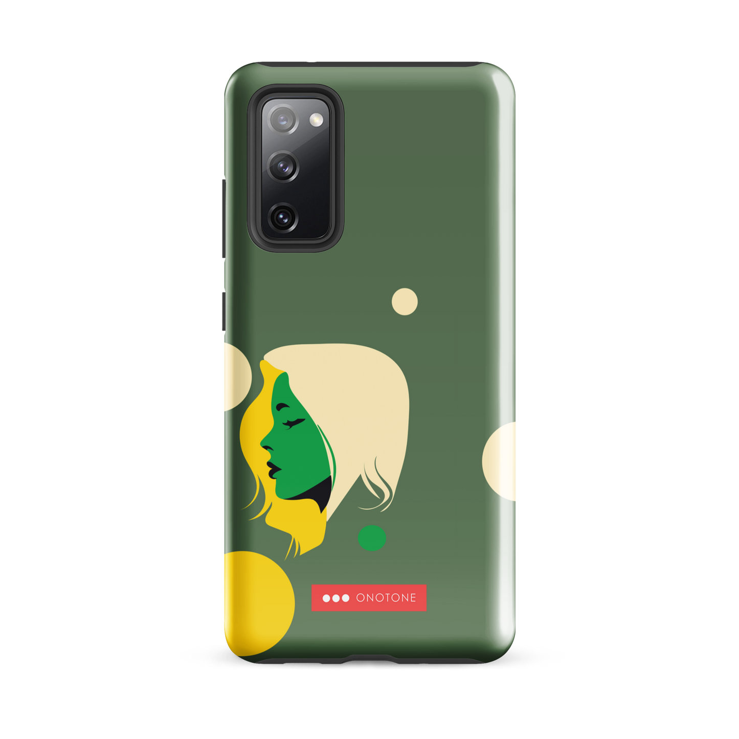 Double Layer Protection Green Modern Samsung Galaxy Case