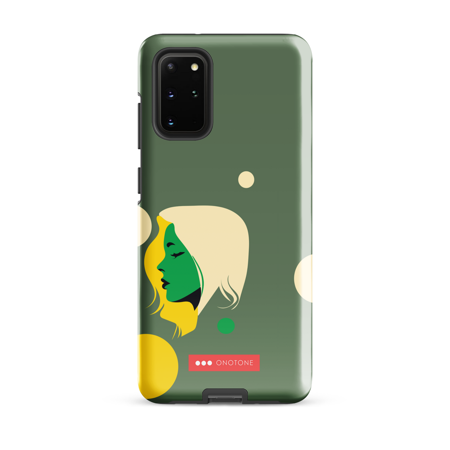Double Layer Protection Green Modern Samsung Galaxy Case