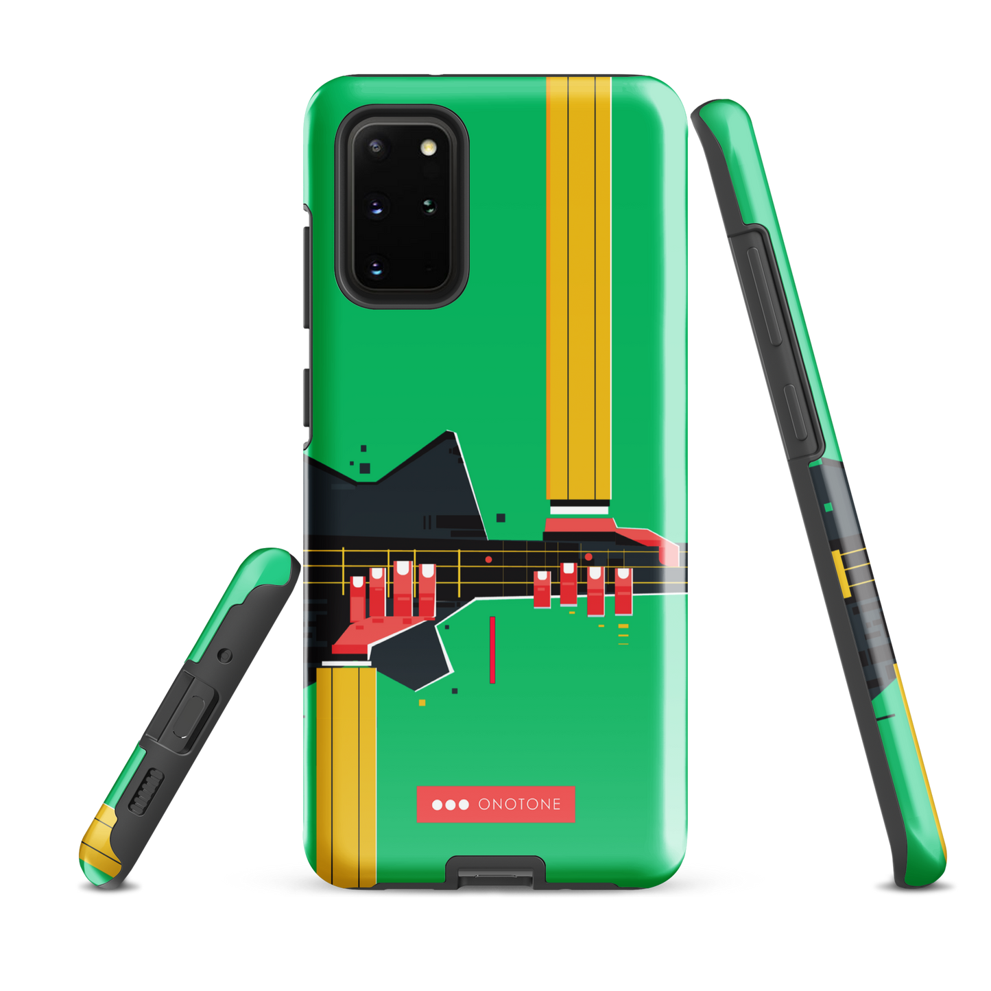 Double Layer Protection Green Modern Samsung Galaxy Case