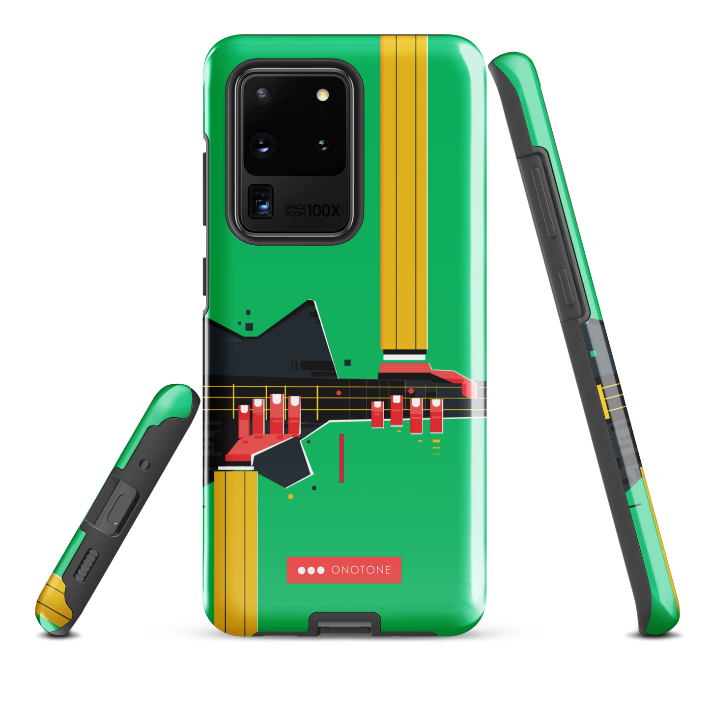 Double Layer Protection Green Modern Samsung Galaxy Case