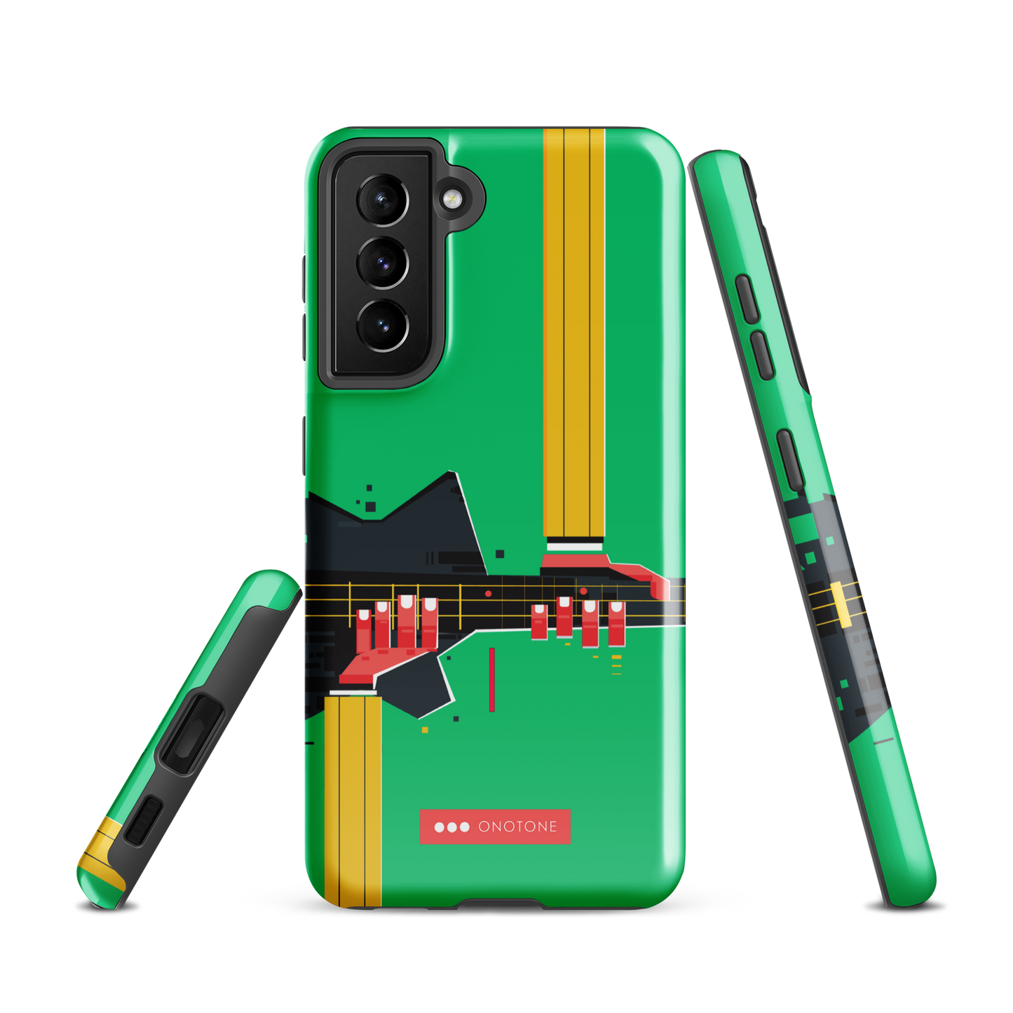 Double Layer Protection Green Modern Samsung Galaxy Case