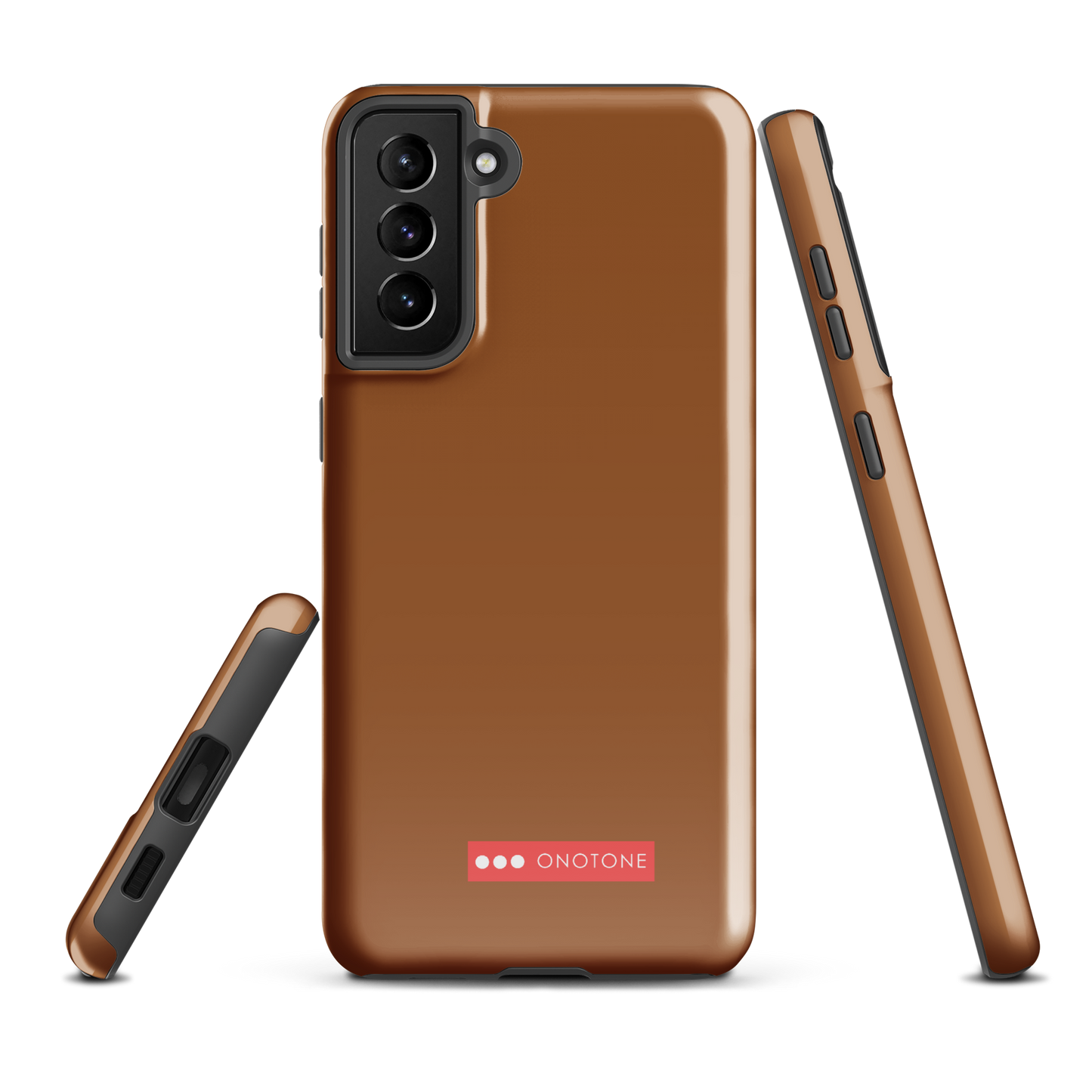 Dual Layer Brown Samsung Case - Pantone® 154