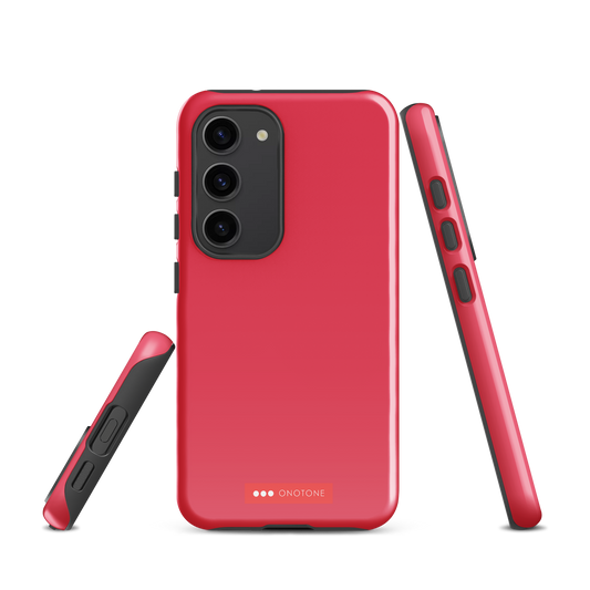 Solid Color Red Samsung Galaxy Case - Pantone® 198