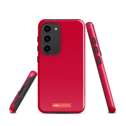 Solid Color Red Samsung Galaxy Case - Pantone® 206