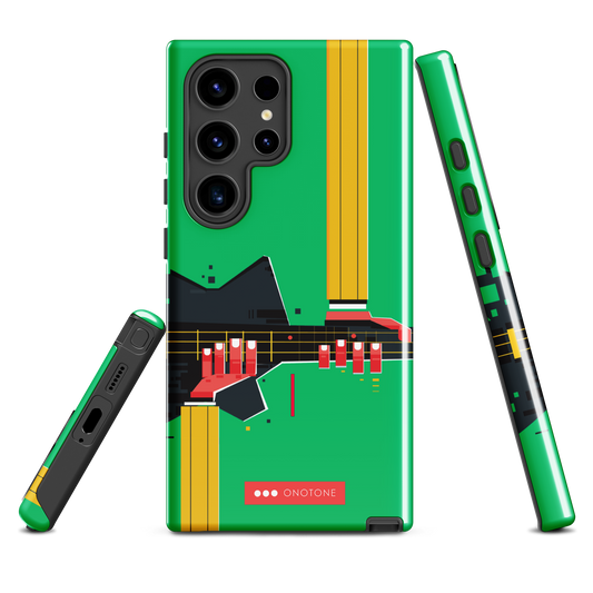 Double Layer Protection Green Modern Samsung Galaxy Case