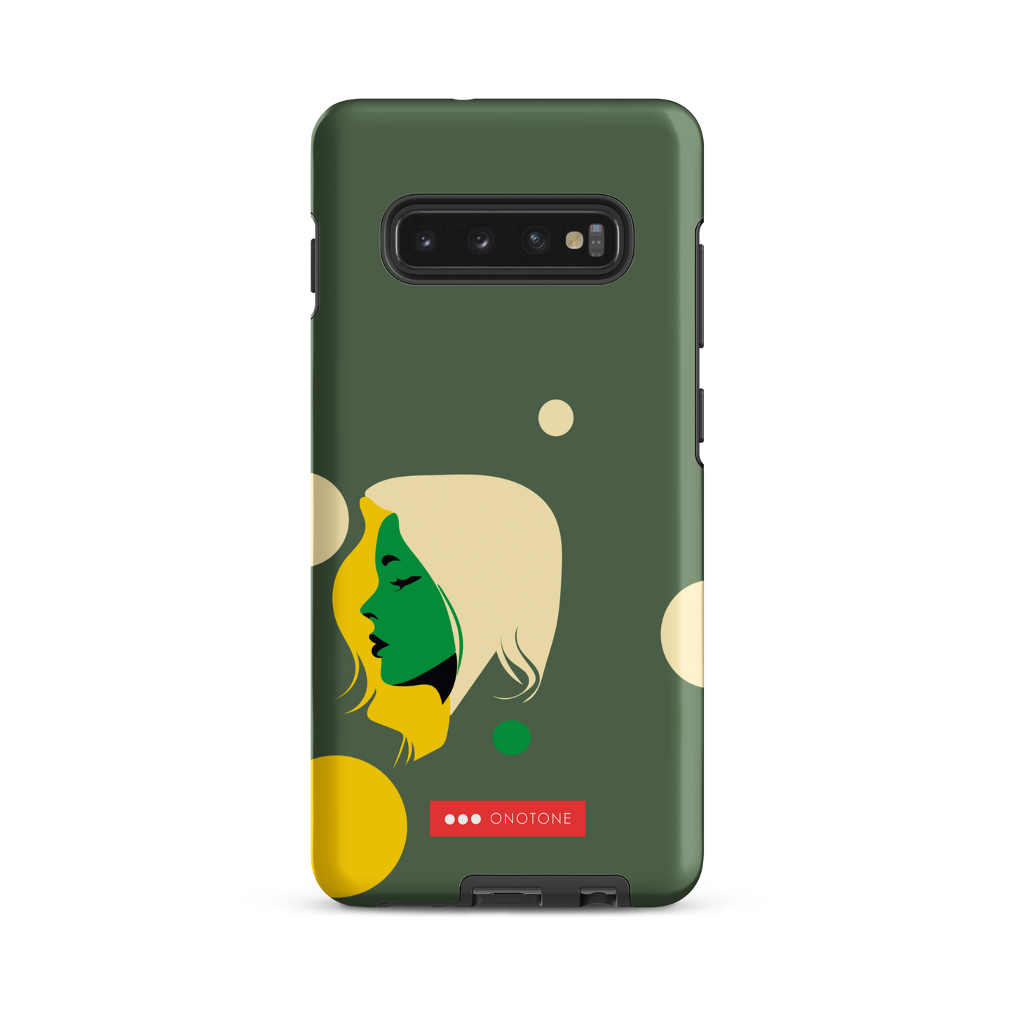 Double Layer Protection Green Modern Samsung Galaxy Case