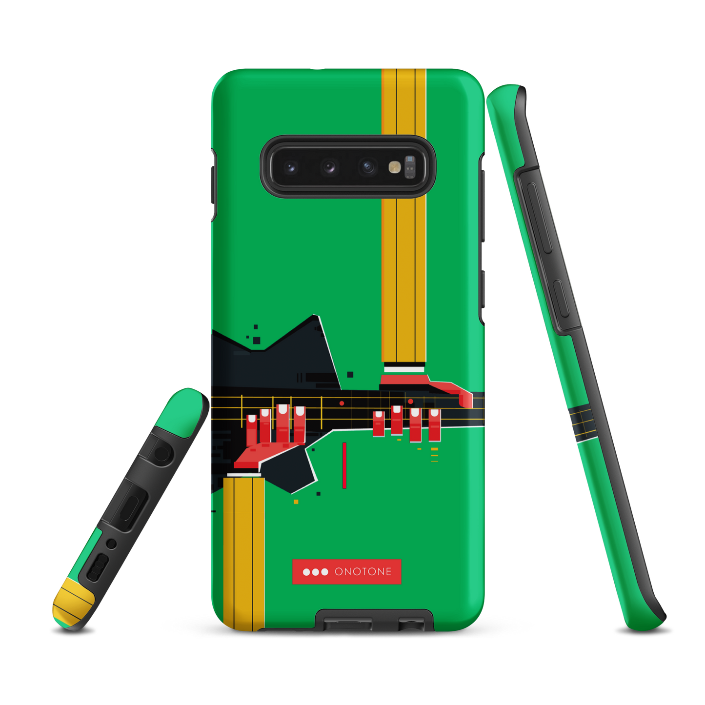 Double Layer Protection Green Modern Samsung Galaxy Case