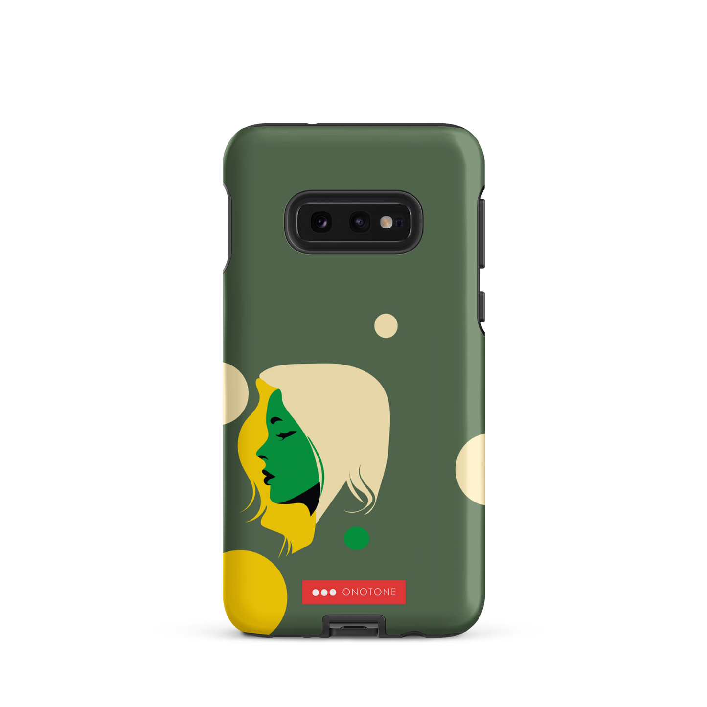 Double Layer Protection Green Modern Samsung Galaxy Case