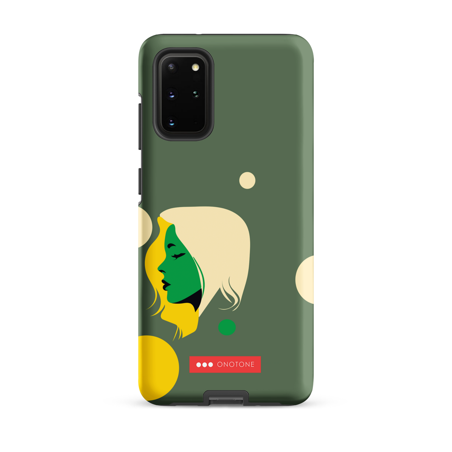 Double Layer Protection Green Modern Samsung Galaxy Case